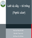 Bài giảng Loét dạ dày và tá tràng (Peptic ulcer) - BS. Phan Thị Tố Như