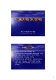Bài giảng X quang xương