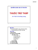 Bài giảng Thuốc trừ thấp - PGS.TS. Bùi Hồng Cường