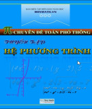 Chuyên đề toán phổ thông: Tuyển tập hệ phương trình - BoxMath