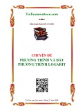 Chuyên đề Phương trình - Bất phương trình lôgarit