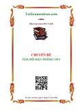 Chuyên đề Tọa độ mặt phẳng Oxy