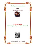 Chuyên đề Tiệm cận của đồ thị hàm số