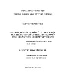 Luận văn Thạc sĩ Kinh tế: Nhà đầu tư nước ngoài có cải thiện hiệu quả thông tin giá cổ phiếu hay không - Bằng chứng thực nghiệm tại Việt Nam