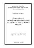Luận văn Thạc sĩ Kinh tế: Ảnh hưởng của chính sách tín dụng thương mại đến giá trị các công ty niêm yết Việt Nam