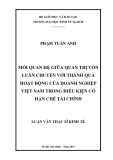 Luận văn Thạc sĩ Kinh tế: Mối quan hệ giữa quản trị vốn luân chuyển và thành quả hoạt động của doanh nghiệp Việt Nam trong điều kiện có hạn chế tài chính