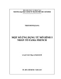 Luận văn Thạc sĩ Kinh tế: Một số ứng dụng từ mô hình 5 nhân tố Fama French