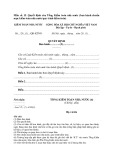 Mẫu Quyết định của Tổng Kiểm toán nhà nước (ban hành chuẩn mực kiểm toán nhà nước/quy trình kiểm toán)