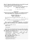 Mẫu Nghị quyết của Hội đồng nhân dân các cấp sửa đổi, bổ sung một số điều (quy định trực tiếp/ban hành Quy định/Quy chế...)