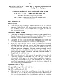 Quy định chuẩn mực kiểm toán nhà nước số 400 - Các nguyên tắc của kiểm toán tuân thủ