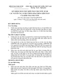Quy định chuẩn mực kiểm toán nhà nước số 100 - Các nguyên tắc cơ bản trong hoạt động kiểm toán của kiểm toán nhà nước