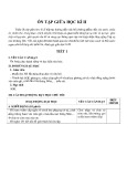 Kế hoạch bài dạy Tiếng Việt 5: Ôn tập giữa học kì II (Sách Chân trời sáng tạo)