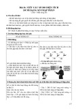 Kế hoạch bài dạy môn Toán lớp 5 - Chân trời sáng tạo - Bai 26