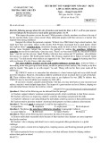 Đề thi thử tốt nghiệp THPT môn Tiếng Anh năm 2025 - Trường THPT Chuyên Hùng Vương, Phú Thọ (Lần 1)