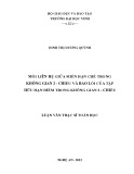 Luận văn Thạc sĩ Toán học: Mối liên hệ giữa miền hạn chế trong không gian 2 - chiều và bao lồi của tập hữu hạn điểm trong không gian 3 - chiều