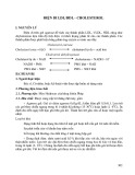 Điện di LDL/HDL - Cholesterol