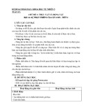 Kế hoạch bài dạy Khoa học 5: Tuần 15 (Sách Kết nối tri thức)