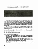 Nhu cầu dinh dưỡng cho người bệnh