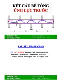 Bài giảng Kết cấu bê tông ứng lực trước: Chương 5 - Hồ Hữu Chỉnh