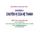 Bài giảng Cơ học kết cấu: Chương 4 - PGS. TS. Lương Văn Hải