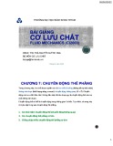 Bài giảng Cơ lưu chất: Chương 7+8 - ThS. Trà Nguyễn Quỳnh Nga