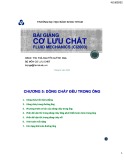 Bài giảng Cơ lưu chất: Chương 5 - ThS. Trà Nguyễn Quỳnh Nga