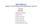 Bài giảng Cơ sở máy công cụ: Chương 3 - TS. Trần Thị Thanh Hải