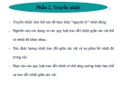 Bài giảng Kỹ thuật nhiệt (Phần 2): Chương 5 - TS. Lê Xuân Tuấn