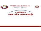 Bài giảng Văn hóa kinh doanh tinh thần khởi nghiệp: Chương 6