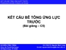Bài giảng Kết cấu bê tông ứng lực trước: Chương 5 - PGS.TS. Nguyễn Minh Long