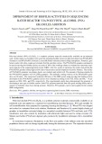Improvement of biofilm activities in sequencing batch reactor via polyvinyl alcohol (PVA) granules addition