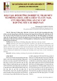 Đào tạo, bồi dưỡng nghiệp vụ tham mưu về phòng cháy, chữa cháy và cứu nạn, cứu hộ cho công an các cấp đáp ứng yêu cầu hiện nay