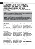 Xây dựng thang đo đánh giá sự trải nghiệm của vận động viên trong các sự kiện Marathon tại Việt Nam