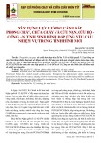 Xây dựng lực lượng cảnh sát phòng cháy, chữa cháy và cứu nạn, cứu hộ - Công an tỉnh Ninh Bình đáp ứng yêu cầu nhiệm vụ trong tình hình mới