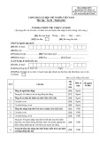 Mẫu Tờ khai thuế thu nhập cá nhân (Áp dụng đối với tổ chức, cá nhân trả các khoản thu nhập từ tiền lương, tiền công)