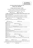 Mẫu Tờ khai thuế thu nhập cá nhân (Áp dụng đối với cá nhân có thu nhập từ chuyển nhượng bất động sản; thu nhập từ nhận thừa kế và nhận quà tặng là bất động sản)