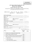 Mẫu Tờ khai thuế thu nhập cá nhân (Áp dụng đối với cá nhân cư trú và cá nhân không cư trú có thu nhập từ tiền lương, tiền công khai thuế trực tiếp với cơ quan thuế)