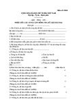 Mẫu Phiếu yêu cầu cung cấp thông tin, dữ liệu đất đai (Mẫu số 13/ĐK)