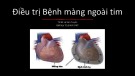 Bài giảng Điều trị bệnh màng ngoài tim