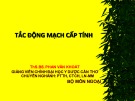 Bài giảng Tắc động mạch cấp tính - ThS.BS. Phan Văn Khoát