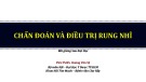 Bài giảng Chẩn đoán và điều trị rung nhĩ (Sau Đại Học) - PGS.TS.BS. Hoàng Văn Sỹ