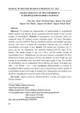 Characteristics of multimorbidity in hospitalized elderly patients