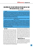 Ảnh hưởng của tần suất buổi học đến hiệu quả dạy học bơi ếch cho trẻ em 8-10 tuổi