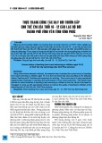 Thực trạng công tác dạy bơi trườn sấp cho trẻ em lứa tuổi 10-12 câu lạc bộ bơi thành phố Vĩnh Yên tỉnh Vĩnh Phúc