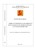 Luận văn Thạc sĩ Công nghệ dệt, may: Nghiên cứu ảnh hưởng của quá trình xử lý hoàn tất kháng nước tới một số tính chất của vải polyester dệt thoi
