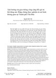 Ảnh hưởng của giao thông công cộng đến giá trị bất động sản: Bằng chứng thực nghiệm từ mô hình không gian tại Thành phố Thủ Đức