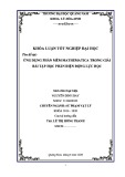 Khóa luận tốt nghiệp đại học: Ứng dụng phần mềm Mathematica trong giải bài tập học phần Điện động lực học