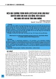 Hiệu quả chương trình huấn luyện khả năng linh hoạt chuyên môn cho nam vận động viên Karate nội dung đối kháng tỉnh Bình Dương