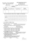 Đề thi học kì 1 môn Sinh học lớp 11 năm 2021-2022 - Trường THPT TP Điện Biên Phủ
