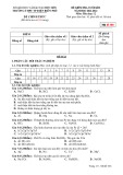 Đề thi học kì 2 môn Hóa học lớp 12 năm 2021-2022 - Trường THPT TP Điện Biên Phủ
